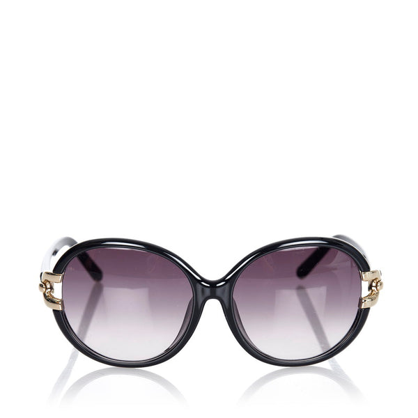 クロエ CE696SA ブラック プラスチック サングラス レディース Chloe 【中古】