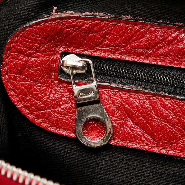 クロエ レッド レザー ショルダーバッグ レディース Chloe 【中古】