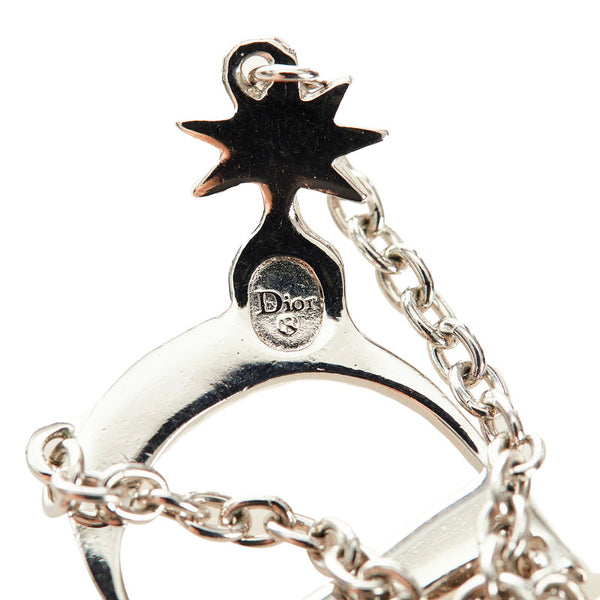 クリスチャンディオール シルバー メタル ブレスレット レディース Christian Dior 【中古】