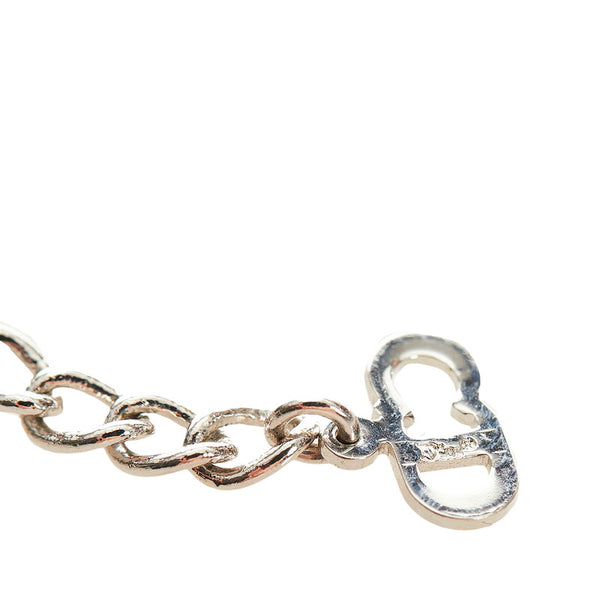 クリスチャンディオール シルバー メタル ブレスレット レディース Christian Dior 【中古】