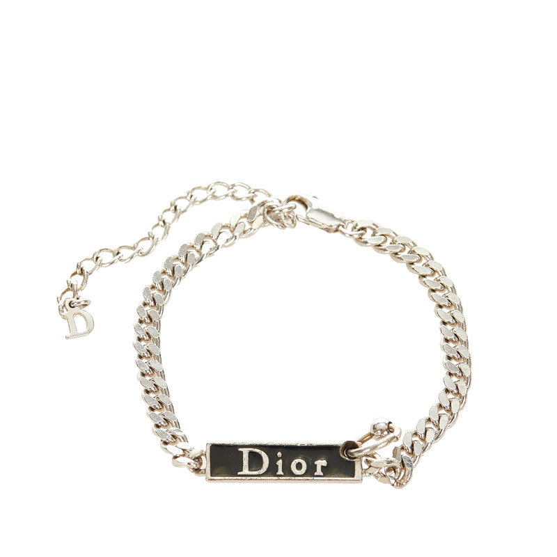クリスチャンディオール シルバー メタル ブレスレット レディース Christian Dior 【中古】
