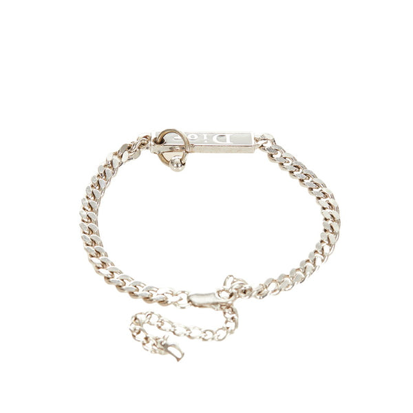 クリスチャンディオール シルバー メタル ブレスレット レディース Christian Dior 【中古】