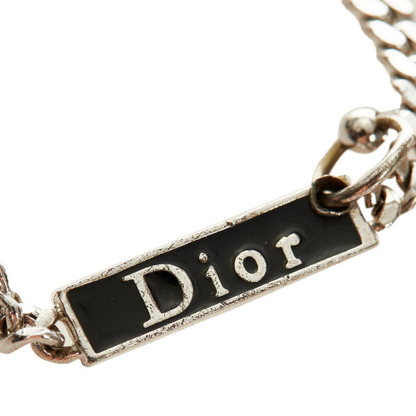 クリスチャンディオール シルバー メタル ブレスレット レディース Christian Dior 【中古】