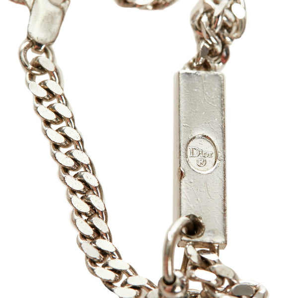 クリスチャンディオール シルバー メタル ブレスレット レディース Christian Dior 【中古】