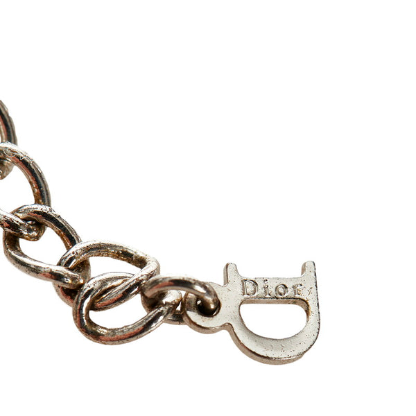クリスチャンディオール シルバー メタル ブレスレット レディース Christian Dior 【中古】