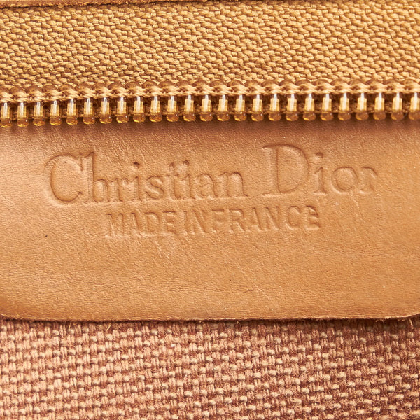ディオール ベージュ PVC レザー セカンドバッグ メンズ Dior 【中古】