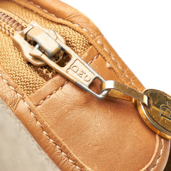 ディオール ベージュ PVC レザー セカンドバッグ メンズ Dior 【中古】