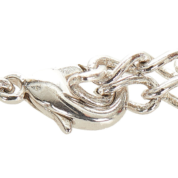 ディオール シルバー メタル ネックレス レディース Dior 【中古】