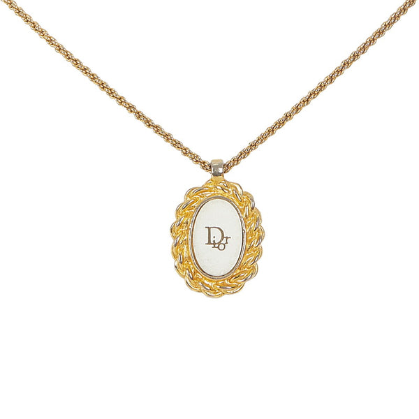 クリスチャンディオール ゴールド メッキ ネックレス レディース Christian Dior 【中古】