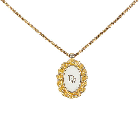 クリスチャンディオール ゴールド メッキ ネックレス レディース Christian Dior 【中古】