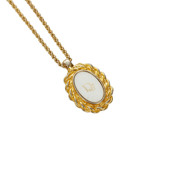クリスチャンディオール ゴールド メッキ ネックレス レディース Christian Dior 【中古】