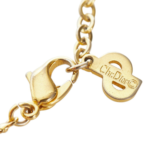 クリスチャンディオール ゴールド メッキ ネックレス レディース Christian Dior 【中古】
