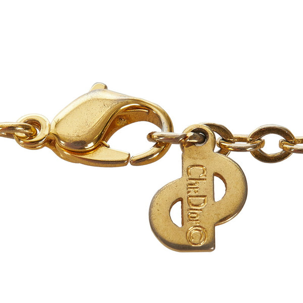 クリスチャンディオール ゴールド メッキ ネックレス レディース Christian Dior 【中古】