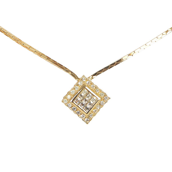 ディオール ゴールド メッキ ネックレス レディース Dior 【中古】