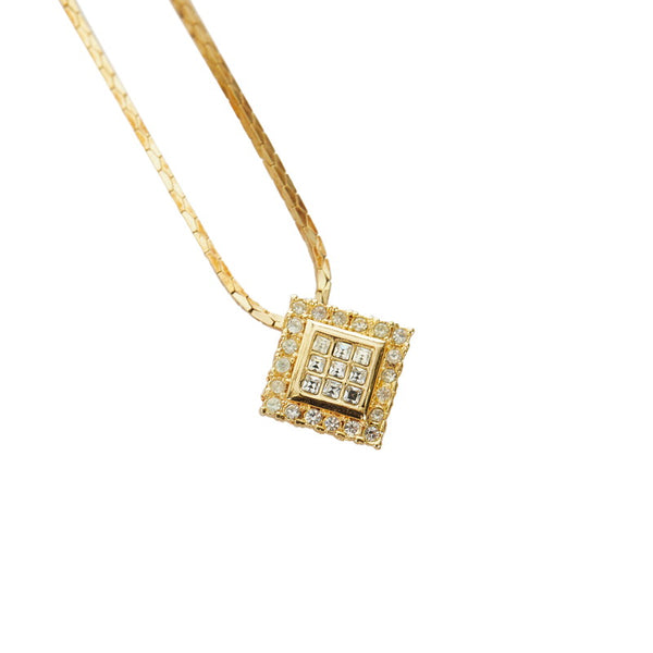ディオール ゴールド メッキ ネックレス レディース Dior 【中古】