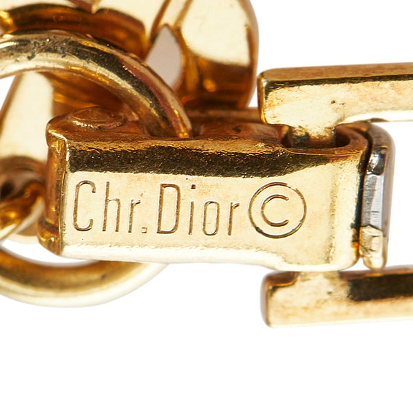ディオール ゴールド メッキ ネックレス レディース Dior 【中古】