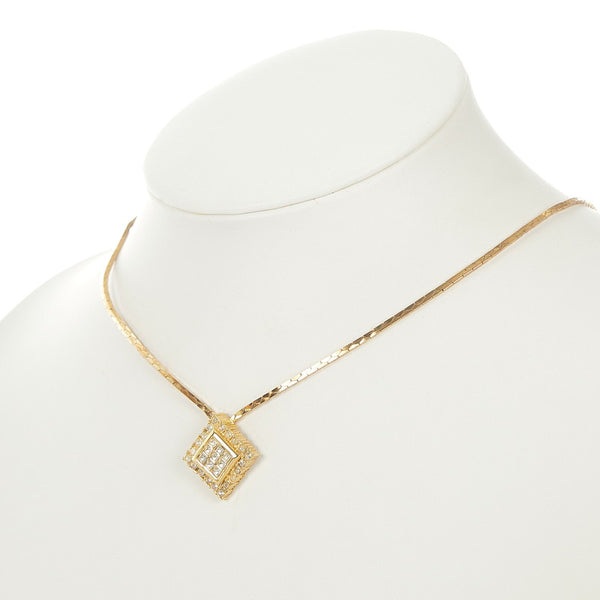 ディオール ゴールド メッキ ネックレス レディース Dior 【中古】