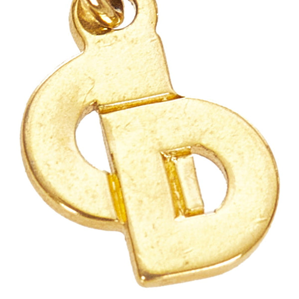 ディオール ラインストーン ネックレス ゴールド メッキ レディース Dior 【中古】