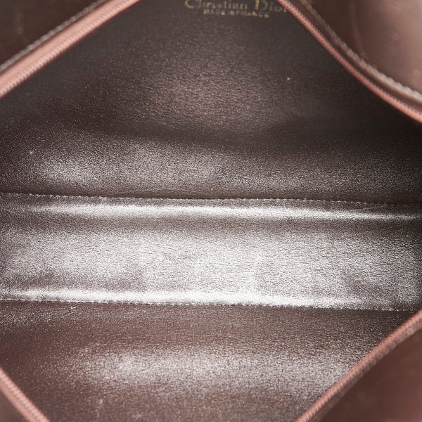 クリスチャンディオール トロッター ＣＤロゴ ブラウン キャンバス レザー 肩掛け ショルダーバッグ レディース Christian Dior 【中古】