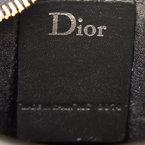クリスチャンディオール トロッター ブラック PVC レザー 斜め掛け ショルダーバッグ レディース Christian Dior 【中古】