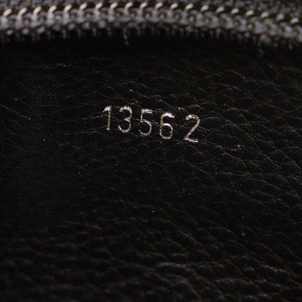 フェンディ ブラック レザー クラッチバッグ レディース FENDI 【中古】