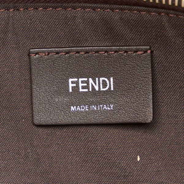 フェンディ バイザウェイ 8BL125 レッド レザー ハンドバッグ ショルダーバッグ２WAY レディース FENDI 【中古】