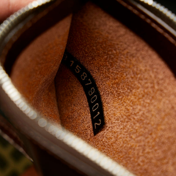 フェンディ ズッカ ブラウン カーキ キャンバス レザー トートバッグ レディース FENDI 【中古】