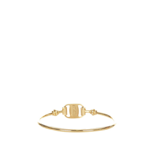 サルヴァトーレフェラガモ ゴールド メッキ ヴァラ ブレスレット レディース Salvatore Ferragamo 【中古】