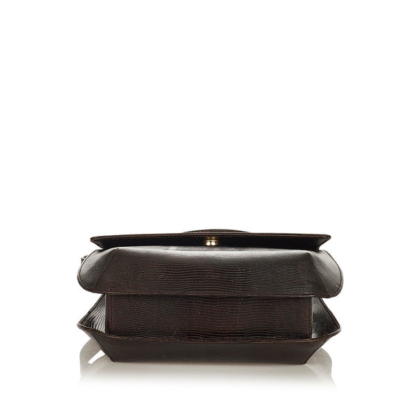 サルヴァトーレフェラガモ ハンドバッグ ショルダーバッグ 2WAY DK-21 6191 ブラウン レザー レディース Salvatore Ferragamo 【中古】