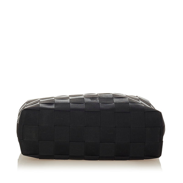 サルヴァトーレフェラガモ DV-21 0288 ブラック ナイロン ハンドバッグ レディース Salvatore Ferragamo 【中古】