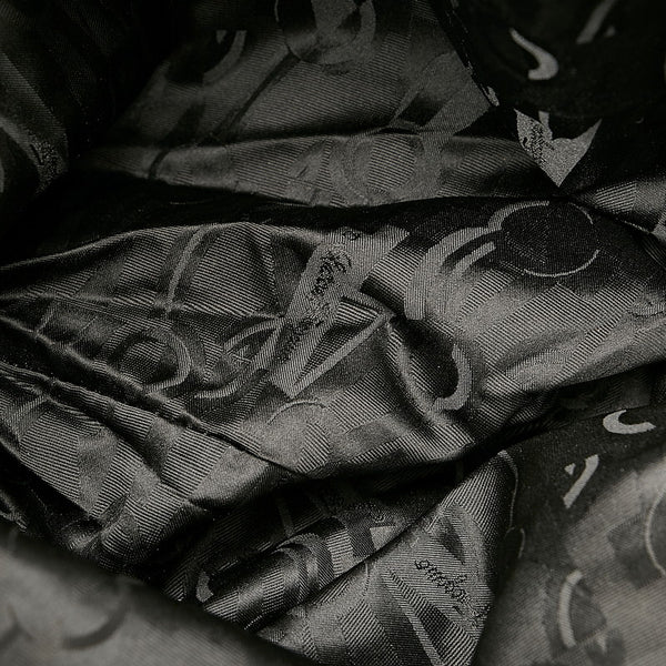 サルヴァトーレフェラガモ AU-21 5279 ブラウン ナイロン レザー トートバッグ レディース Salvatore Ferragamo 【中古】