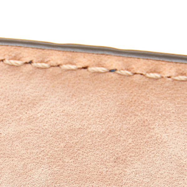 グッチ グッチシマ 480199 水色 レザー ベルト レディース GUCCI 【中古】