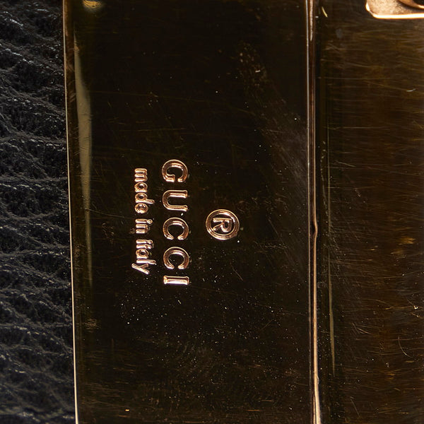 グッチ リバーシブル 450000 ブラック レッド レザー ベルト レディース GUCCI 【中古】