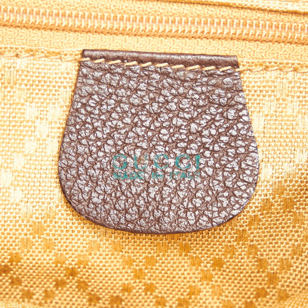 グッチ バンブー リュック バックパック 003 2058 ブラウン スウェード レザー レディース GUCCI 【中古】