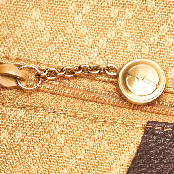 グッチ バンブー リュック バックパック 003 2058 ブラウン スウェード レザー レディース GUCCI 【中古】