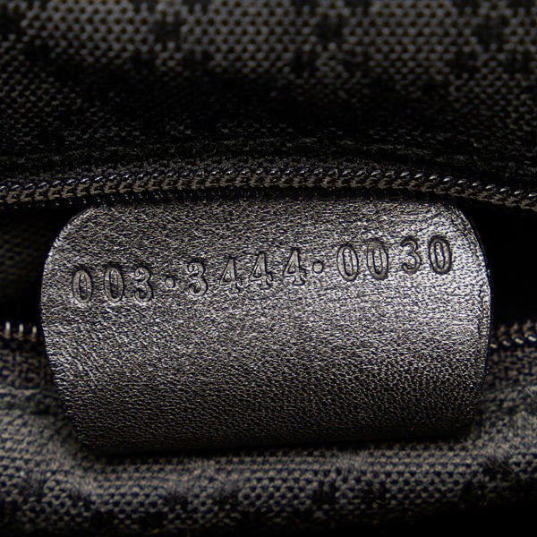 グッチ バンブー 003 3444 ブラック レザー リュック バックパック レディース GUCCI 【中古】