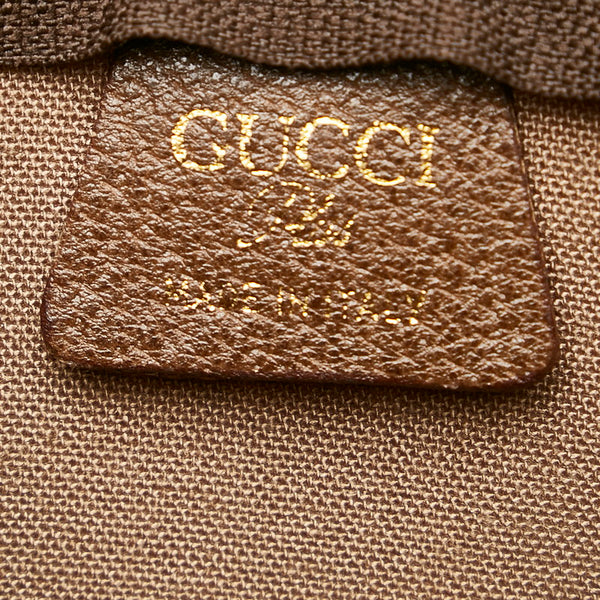 グッチ GGプラス ベージュ ブラウン PVC レザー クラッチバッグ レディース GUCCI 【中古】