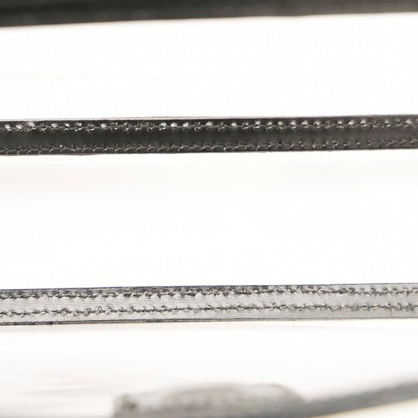 グッチ 039 2058 クリア ブラック  レザー ビニール クラッチバッグ レディース GUCCI 【中古】