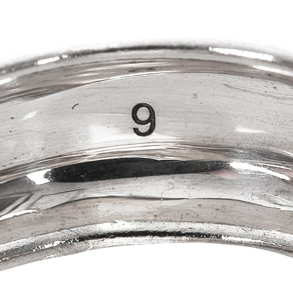 グッチ SV925 シルバー リング 指輪 レディース GUCCI 8号 【中古】