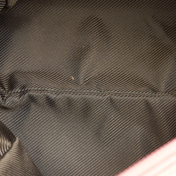 グッチ GGキャンバス 124542 ベージュ ブラウン ピンク キャンバス レザー ミニハンドバッグ レディース GUCCI 【中古】