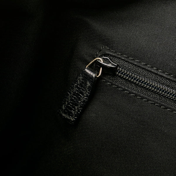 グッチ GGキャンバス プリンシー リボン 177052 ブラック  キャンバス レザー 肩掛け ショルダーバッグ レディース GUCCI 【中古】