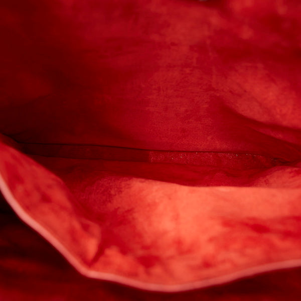 グッチ バンブー 002 1059 ブラック レザー ハンドバッグ レディース GUCCI 【中古】