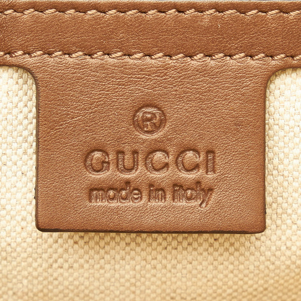 グッチ GGスプリーム ハンドバッグ ショルダーバッグ 2WAY 309617 ブラウン PVC レザー レディース GUCCI 【中古】