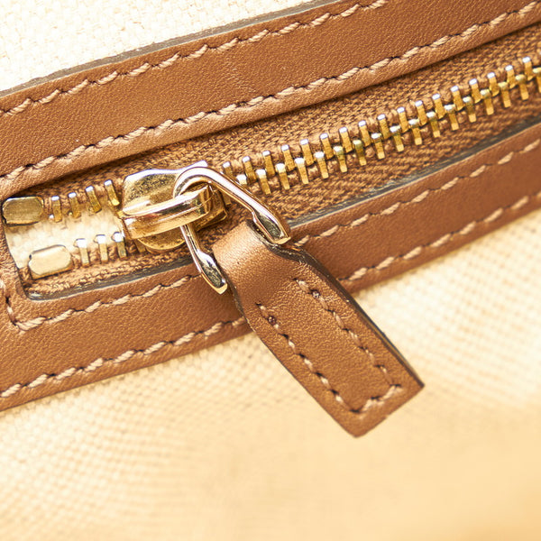 グッチ GGスプリーム ハンドバッグ ショルダーバッグ 2WAY 309617 ブラウン PVC レザー レディース GUCCI 【中古】