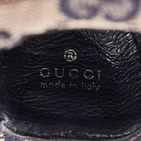 グッチ GGキャンバス 帽子モチーフ ベージュ キャンバス メッキ キーホルダー レディース GUCCI 【中古】