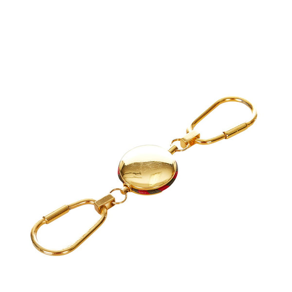 グッチ ヴィンテージ ゴールド メッキ キーリング レディース GUCCI 【中古】