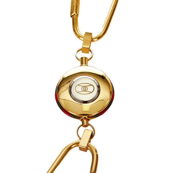 グッチ ヴィンテージ ゴールド メッキ キーリング レディース GUCCI 【中古】