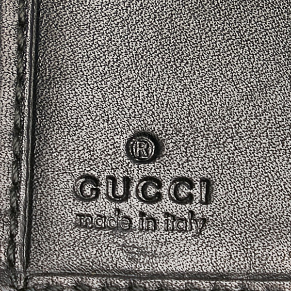 グッチ シェリーライン 04268 ブラック キャンバス 手帳カバー レディース GUCCI 【中古】
