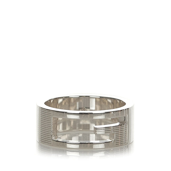 グッチ SV925 シルバー Gリング リング 指輪 レディース GUCCI 13号 【中古】