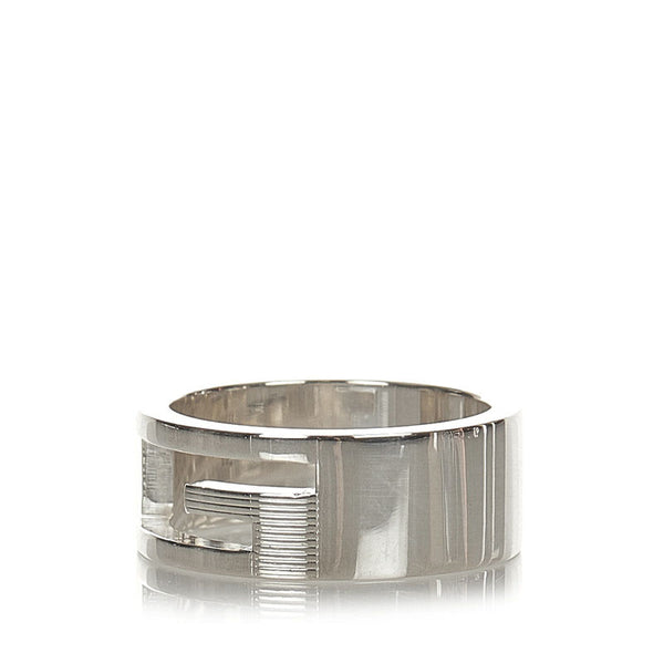 グッチ SV925 シルバー Gリング リング 指輪 レディース GUCCI 13号 【中古】